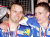 Fred et Anthony heureux...